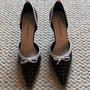 ⚫️ polkadot ⚫️ kitten heels